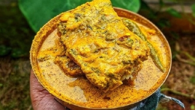 সরিষার তেলে ভাপা কাতলা