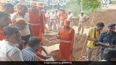 ২০০ ফুট গভীর গর্ত থেকে আসছে শিশু কান্না, ৭ ঘণ্টার চেষ্টায় উদ্ধার