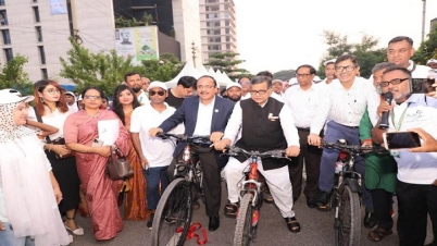 বিশ্ব পর্যটন দিবস উপলক্ষে সাইকেল র‌্যালি অনুষ্ঠিত