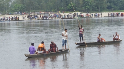 করতোয়ায় নৌকাডুবি: ষষ্ঠ দিনেও চলছে উদ্ধার অভিযান